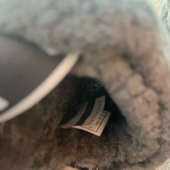 UGG Australia Fluff Yeah Women's Slide Slipper, Size 8 - Charcoal - Picture 5 of 11